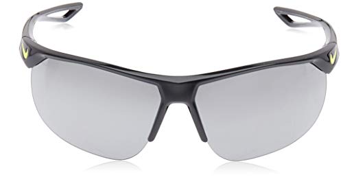 NIKE GOLF CROSS TRAINER SUNGLASSES, 67MM FRAME - BLACK/GRAY/SILVER - Like New