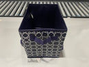 DURASACK GROCERY TOTE ALL-PURPOSE COLLAPSIBLE TOTES - DARK BLUE GEOMETRIC - Like New