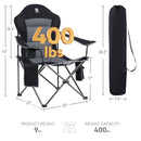 EVER ADVANCED Heated Camping Chair, Lawn Chairs Heated Chair Outdoor Sports - Brand New