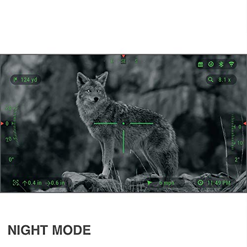 ATN X-SIGHT PRO SMART DAY/NIGHT HUNTING SCOPE W/BALLISTICS CALC - BLACK - Brand New