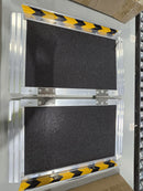 PENSUN 2FT WHEELCHAIR RAMP, 24"L X 29"W THRESHOLD RAMPS, 600LBS CAPACITY - BLACK - Like New