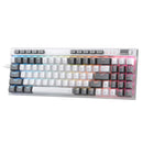 RED DRAGON REDRAGON K655 75% RGB WIRED MECHANICAL KEYBOARD - WHITE/GRAY - Like New