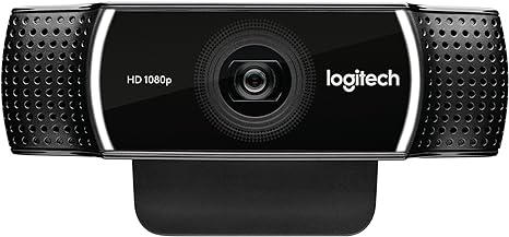 Logitech C922 Pro Stream Webcam 1080P Camera for HD Video 960-001087 - Black - Like New
