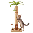 MECOOL 35" TALL CAT SCRATCHING POST STURDY PREMIUM HANGING BALL MC25SP30 - GREY - Like New