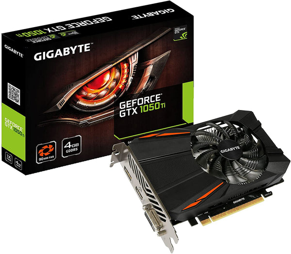 Gigabyte Geforce GTX 1050 Ti 4GB GDDR5 Graphic Card GV-N105TD5-4GD - Black Like New