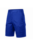 BLU ROCK MEN'S COTTON FLEX-STRETCH CARGO SHORTS - SIZE: MEN 40 - BLUE - Brand New