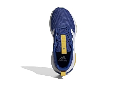 IE6427 ADIDAS RACER TR23 KIDS SNEAKERS - SIZE: YOUTH 6 - ROYALBLUE/WHITE/ YELLOW - Like New