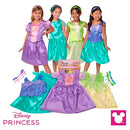 DISNEY PRINCESS DELUXE DRESS UP TRUNK 21PC PACKAGED CHARMS 22133 MULTI - Like New