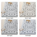 KILOCOCO Living Room Rug 6x9 Area Rug Boho Washable Bedroom Rugs Non Slip - Brand New