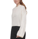 CALVIN KLEIN JEANS WOMEN'S HOODED BELL-SLEEVE TOP - SIZE: WOMEN XL - BEIGE - Brand New