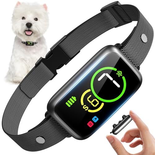 Dog Bark Collar for Small Medium Mini Dogs, NQQHNN, TC-011-SILVER - SILVER-146 - Like New