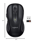 LOGITECH M510 CONTROL PLUS WIRELESS MOUSE BLACK DARK GRAY SEALED - DARK GRAY - Like New