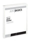 JUST BASICS BASIC ROUND-RING VIEW BINDER - 1" RINGS - WHITE - Like New