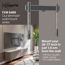 Vogel's TVM 5405 Extremely Flat TV wall Bracket for 32-77 inch TVs, Max. 165 lbs - Like New
