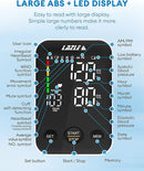 LAZLE Blood Pressure Monitor Automatic Upper Arm Machine 240 Sets Memory - WHITE - Like New