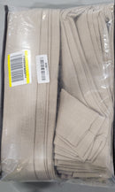 TWODRAPES PINCH PLEATED MEMORY TRAINED LINEN CURTAINS - BEIGE - Like New