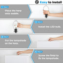 GENERIC MODERN SILVER TABLE LAMPS SET OF 2 - SILVER/WHITE - Like New