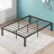 ZINUS LUIS 16 INCH METAL PLATFORM BED FRAME MATTRESS FOUNDATION QUEEN BLACK - Like New