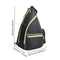 KOWAKU PICKLEBALL BAG WOMEN MEN TENNIS SHOULDER BAG SIZE - BLACK/GREEN - Like New