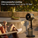 SHARK FLEXBREEZE PRO MIST FAN - CHARCOAL GREY - Like New