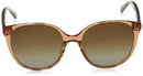 KATE SPADE NEW YORK KIMBERLYN/G/S OVAL SUNGLASSES SAND 56M - BROWN CRYSTAL - Like New