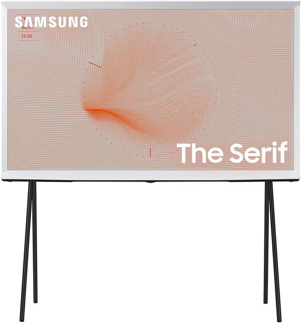 SAMSUNG 65-Inch Class QLED 4K The Serif- Smart TV Alexa QN65LS01TAFXZA WHITE Like New