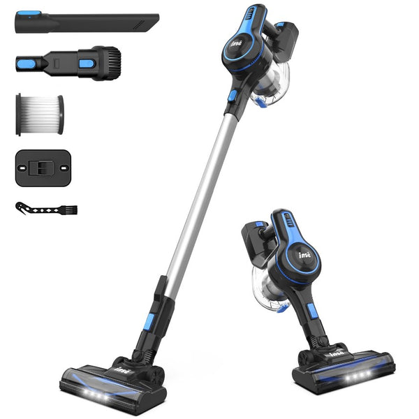 INSE Cordless Vacuum Cleaner, 6-in-1 Rechargeable Stick Vacuum - Scratch & Dent