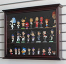 Shot Glass Shooter Case Small Wall Curio Cabinet B00AYM20PM - Mahogany Frame - Brand New