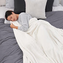 ASHFORD HOME COZY WARMWELL BLANKET WINTER WHITE KING SIZE 108 X 90 INCHES - Like New