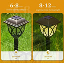GIGALUMI OUTDOOR SOLAR LIGHTS (6-PACK) - WARM WHITE - Like New