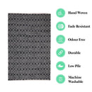 Lush Ambience Washable Rag Area Rugs 4x6 ft - Handwoven, Environment Friendly - Like New