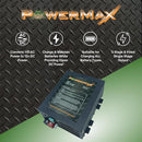 PowerMax PM3-55 RV Power Converter High-Performance 110 Volt 12 Volt DC - BLACK - Like New