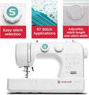 SINGER SM024 Sewing Machine Included Accessory Kit 24 Stitches - Turquoise - Like New