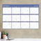 AT-A-GLANCE 2025 Wall Calendar, Dry Erase Wall Planner, Monthly, 48" x 32" Blue - Like New