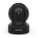 WANSVIEW SECURITY CAMERA INDOOR 360 DEGREE WIFI HOME SECURITY CAMERAS BLACK - Like New