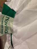 NOVILLA GEL MEMORY FOAM MATTRESS TOPPER 76 X 80, KING SIZE - WHITE GREEN - Like New