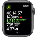 For Parts: APPLE WATCH NIKE 5 GPS/CELL 44 SPACE GRAY ALUM BLACK NIKE BAND MX3A2LL -NO POWER