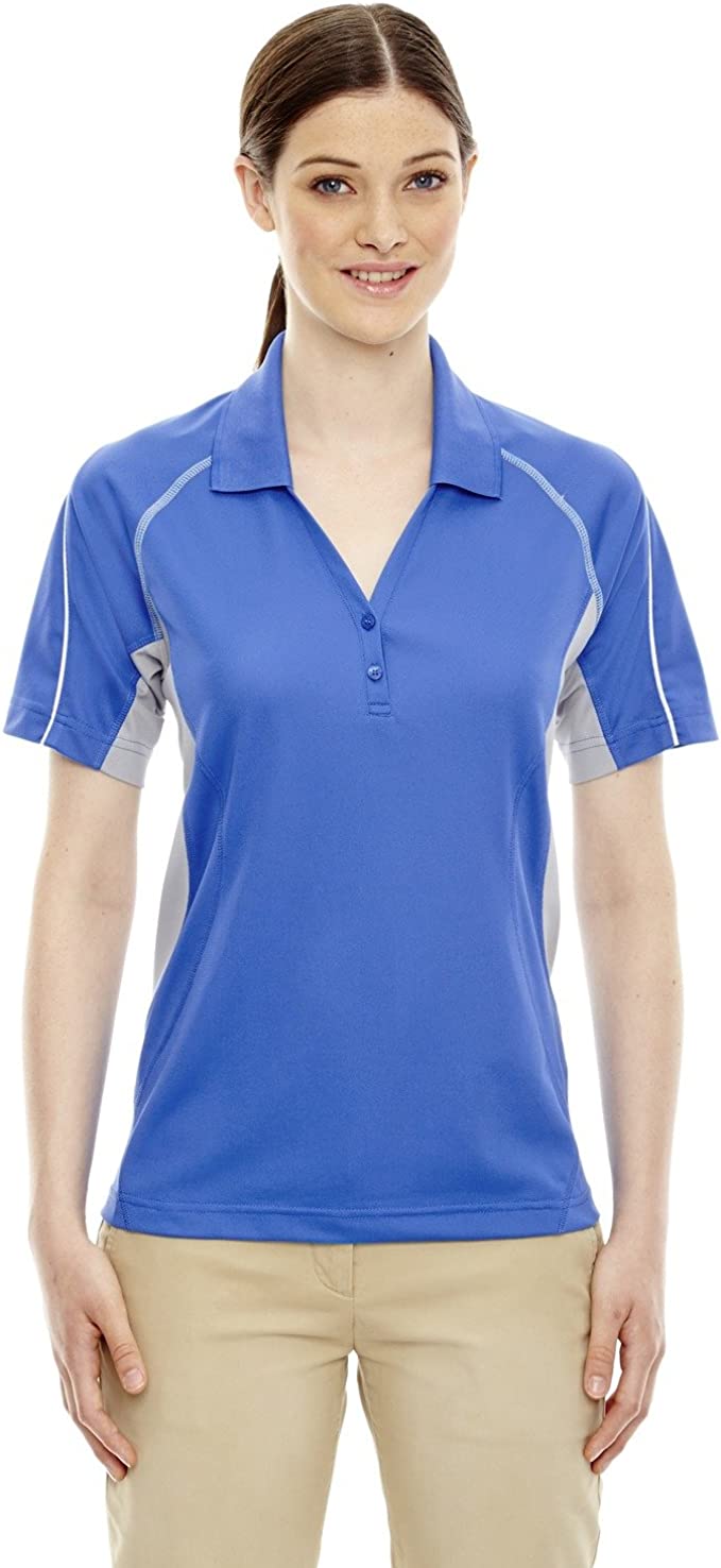 75110 Extreme Ladies Eperformance Parallel Snag Protection Polo New