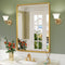 Brightify Gold Bathroom Mirror 24x36 Inch Rectangular Framed Mirror - Gold - Like New