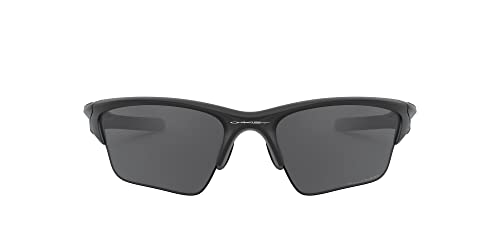 OAKLEY MEN'S OO9154 HALF JACKET 2.0 XL RECTANGULAR SUNGLASSES 62MM BLACK/GRAY - Like New