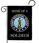 BREEZE DECOR HOME OF NATIONAL GUARD SOLDIER GARDEN FLAG 13 X 18.5 - BLACK - Brand New