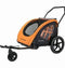 SCHWINN SPRINGBROOK BICYCLE TRAILER, TWO PASSENGERS - ORANGE & BLACK - Brand New