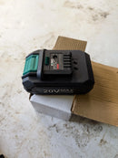 KIMO 20V 2.0AH LITHIUM-ION BATTERY PACK MODEL 13809 POWER TOOL BATTERY - GREEN - Like New