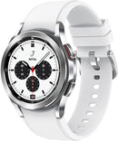 SAMSUNG GALAXY WATCH 4 42MM CLASSIC STAINLESS STEEL SILVER SM-R880NZSAXAA Like New