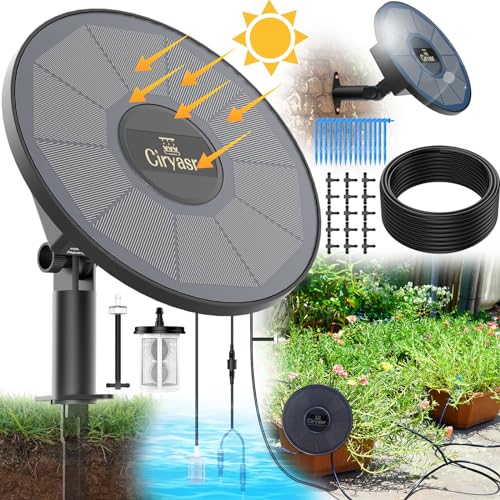 CIRYASR Solar Drip Irrigation System Automatic, 2200mAh , 6 Timer -GRAY - Like New