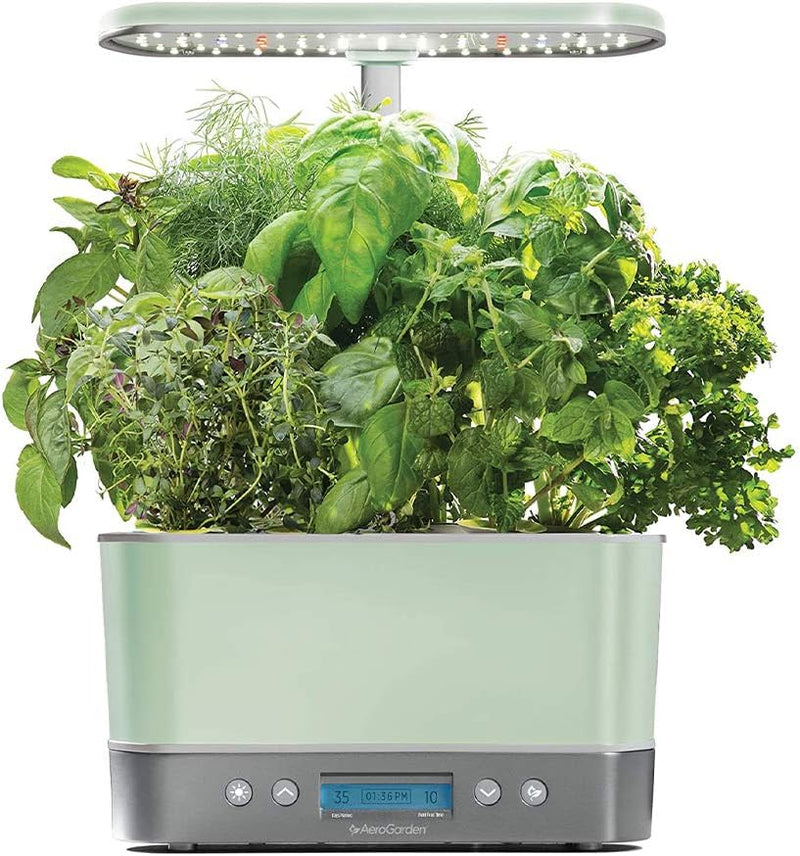 AeroGarden Harvest Elite Indoor Garden Hydroponic System - Sage Like New