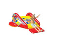 WOW SPORTS SLIDE N SMILE POOL INFLATABLE WATER SLIDE SPRINKLERS - RED/YELLOW - Like New