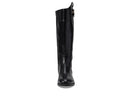 Vionic Women's Zip Up Tall Boot Black Leather Size 8 Medium Calf Width - Brand New