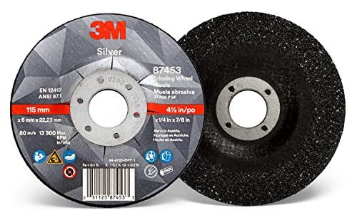 3M 87453 SILVER DEPRESSED CENTER GRINDING WHEEL - GRAY - Brand New