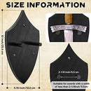 Queekay Medieval Sword Wall Mount  BD2454 - Bright Black - Like New